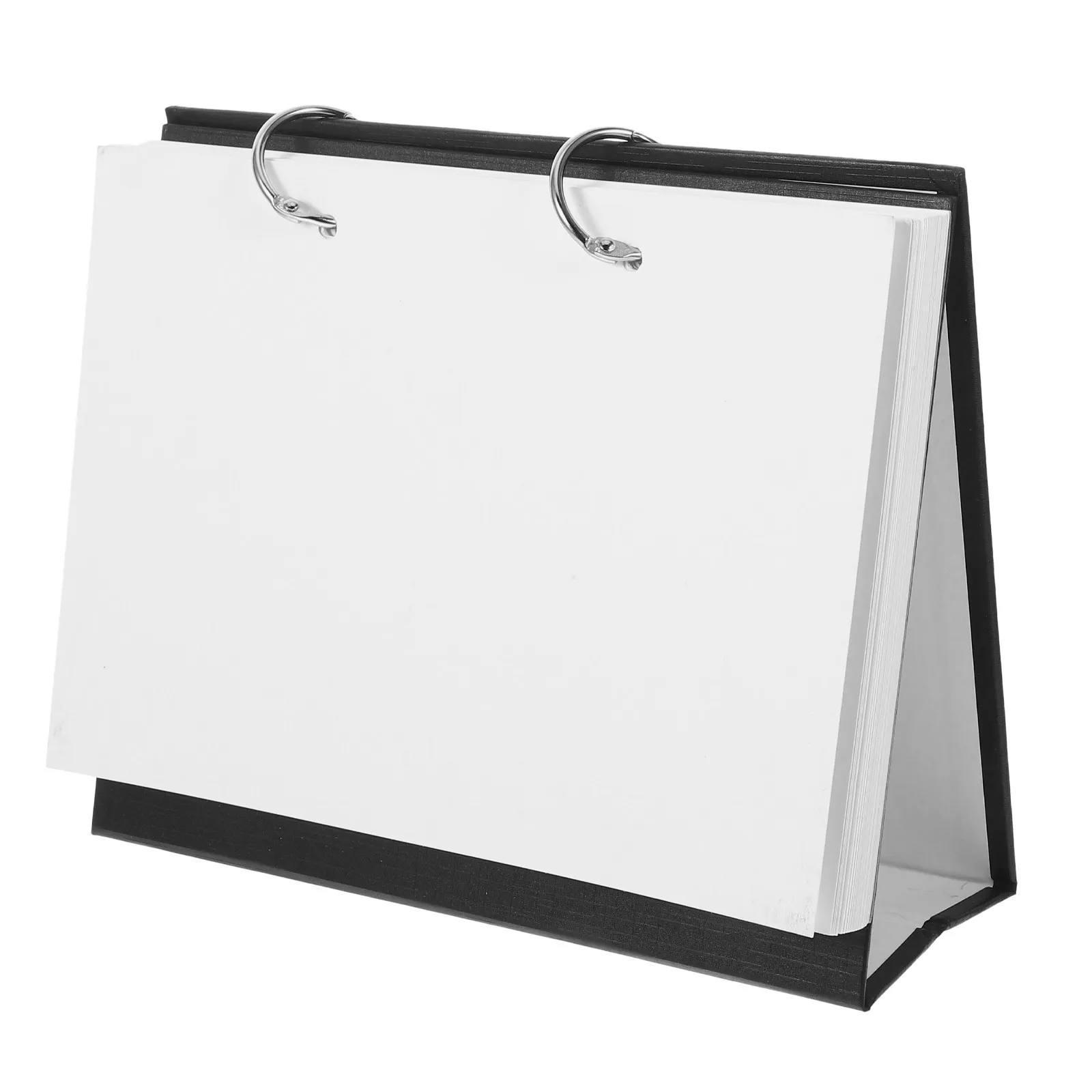 

Detachable A5 Flip Calendar Blank Desk Calendar DIY Graffiti Hand Drawing Notebook Memo Pad Standing Office Planner Desktop