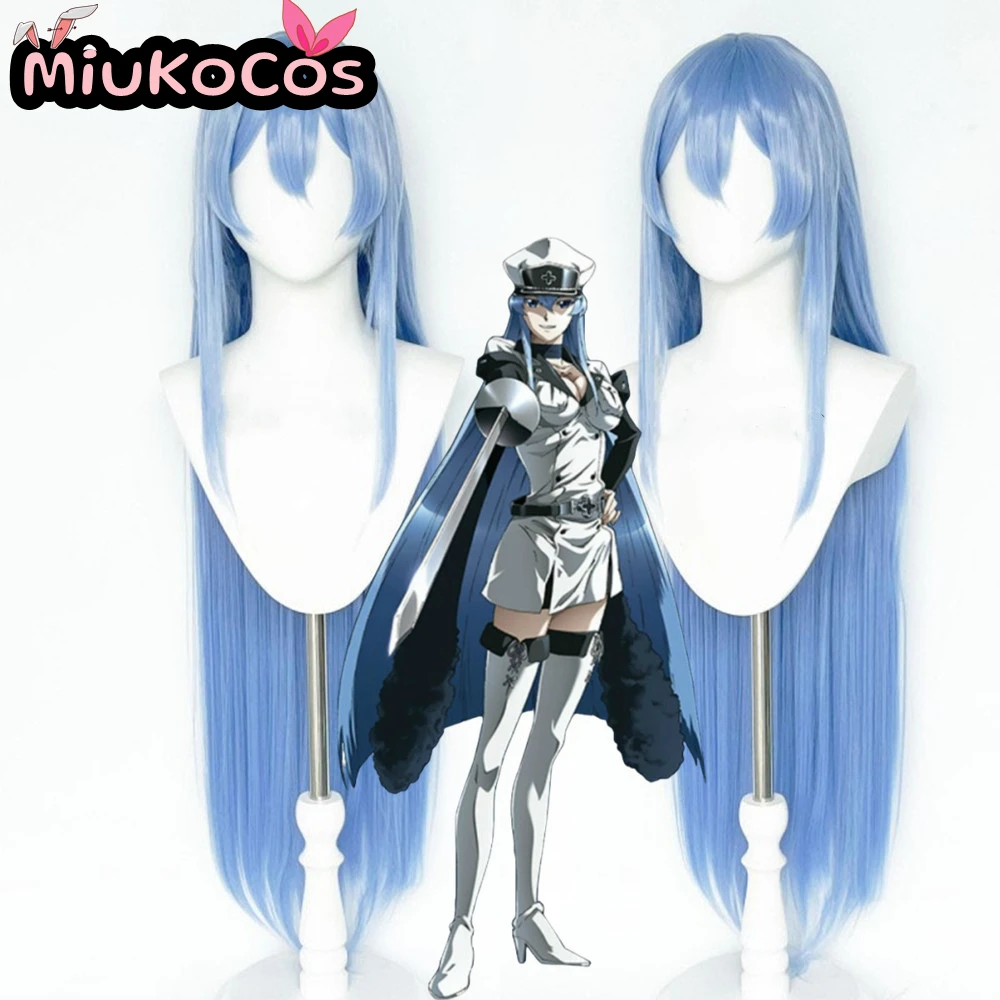 

В НАЛИЧИИ Парик для косплея Esdeath MiukoCosplay Anime Akame Ga Kill! Косплей