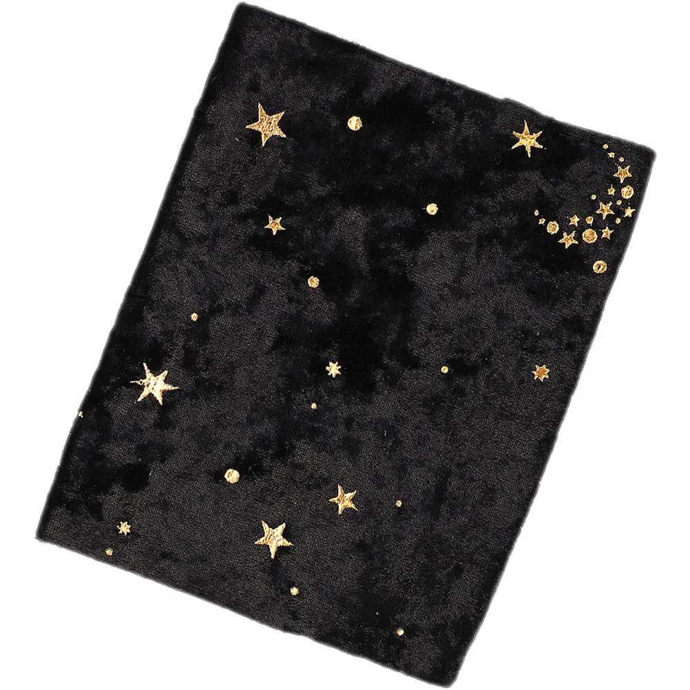 

Gold Foil Book Cover Fabric Sleeve Protector A5 Size Elegant Dust Cover For Hardcover Books Journal Diary Protection Pouch Book