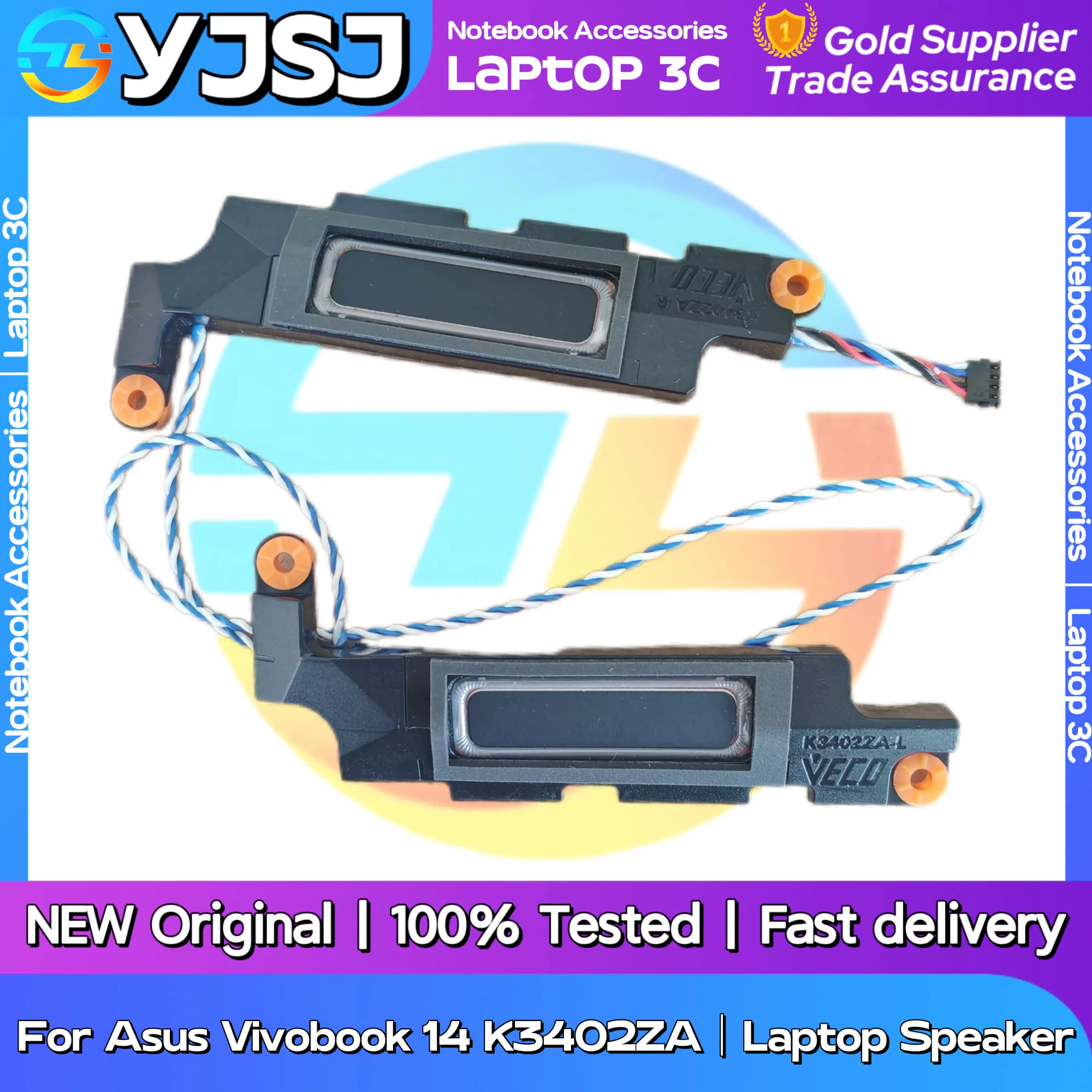 

New Original Laptop Notebook Audio Speaker For Asus Vivobook 14 K3402 K3402ZA K3402Z built-in speaker horn audio