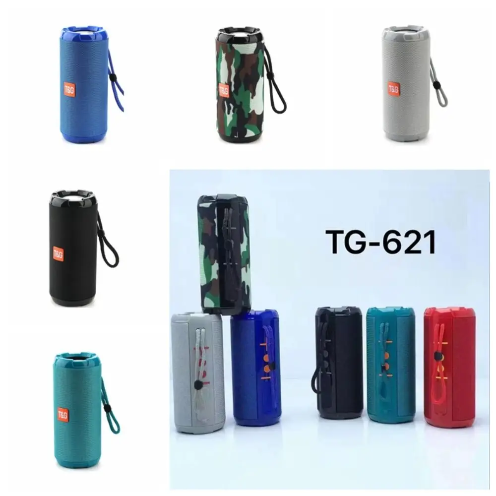 TG621 T & G музыкальные вибраторные колонки Беспроводной сабвуфер Портативный двойной динамик T & G поддержка FM радио TF аудио плеер
