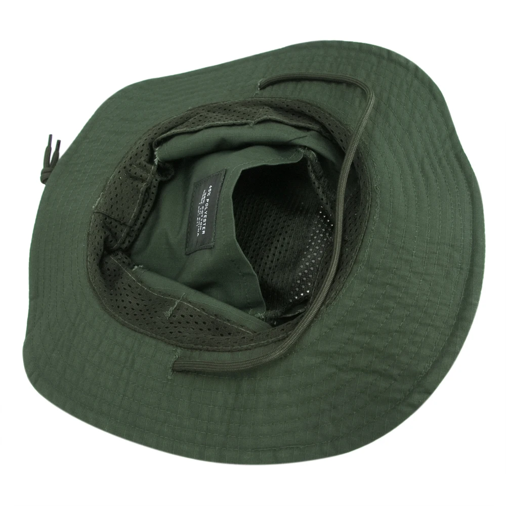 1 Stück/3 Stück Camo Boonie Hut Sonnenschutz Atmungsaktiver Fischerhut Herren Outdoor Wandern Jagd Angeln Winddichter Fischerhut – Detail 8