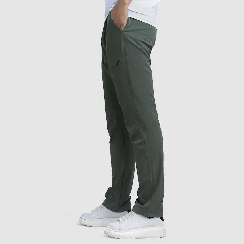 Pantalon de survêtement avec poche zippée pour homme, vêtements de sport d'entraînement, legging de course, salle de sport, fjess, nouveau, 2024