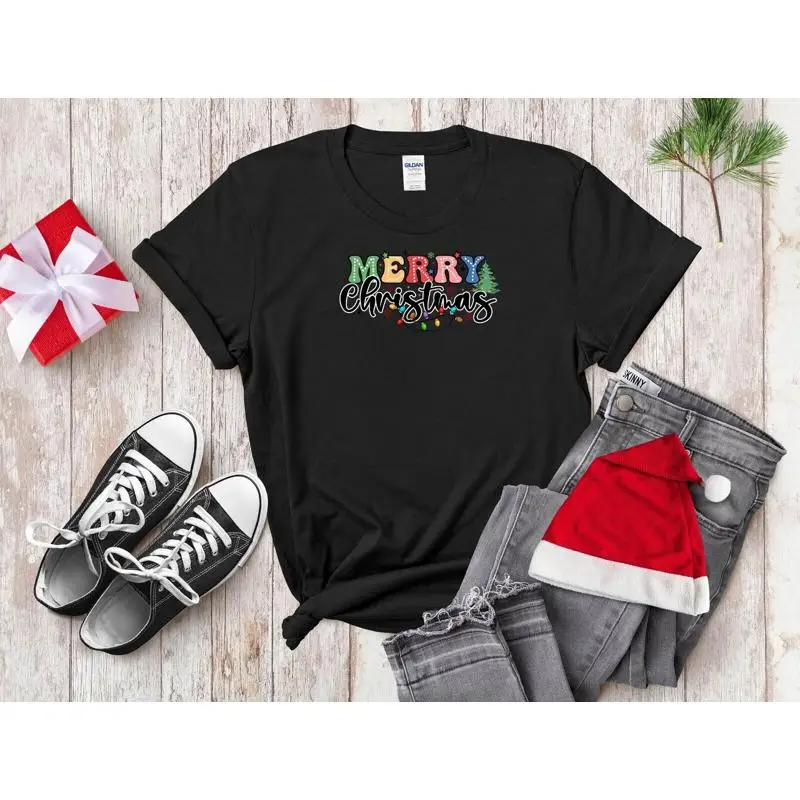 

Футболка с рисунком «С Рождеством», мужская и женская футболка унисекс, бейсбольная толстовка с капюшоном 4326