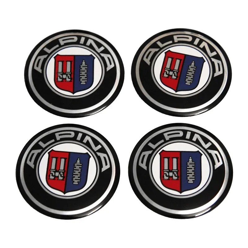 4PCS 56mm Car Wheel Center Sticker Hub Decal Emblem for BMW Alpina M Power F30 F20 F10 F32 F34 F36 E36 E39 G30 G01 G20 G18 G05