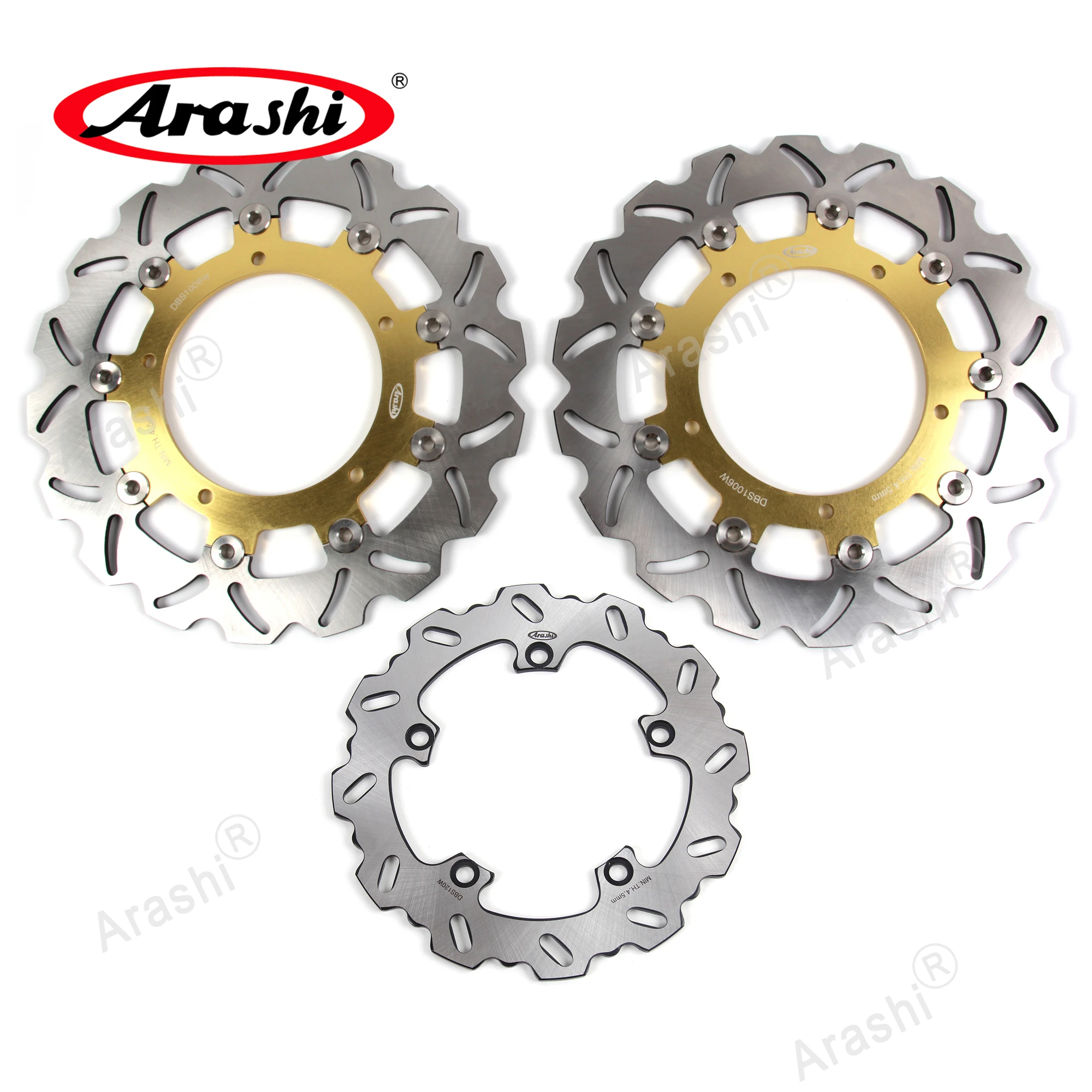 ARASHI Brake Disc For Yamaha XSR 900 ABARTH ABS 850 2017 2018 CNC Front Rear Disk Rotor Motorcycle Accessories