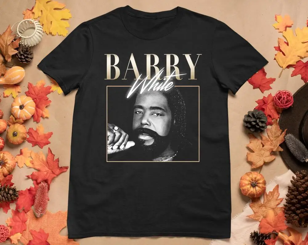 Barry White bLACK T Shirt Size S M L 2345XL Cotton