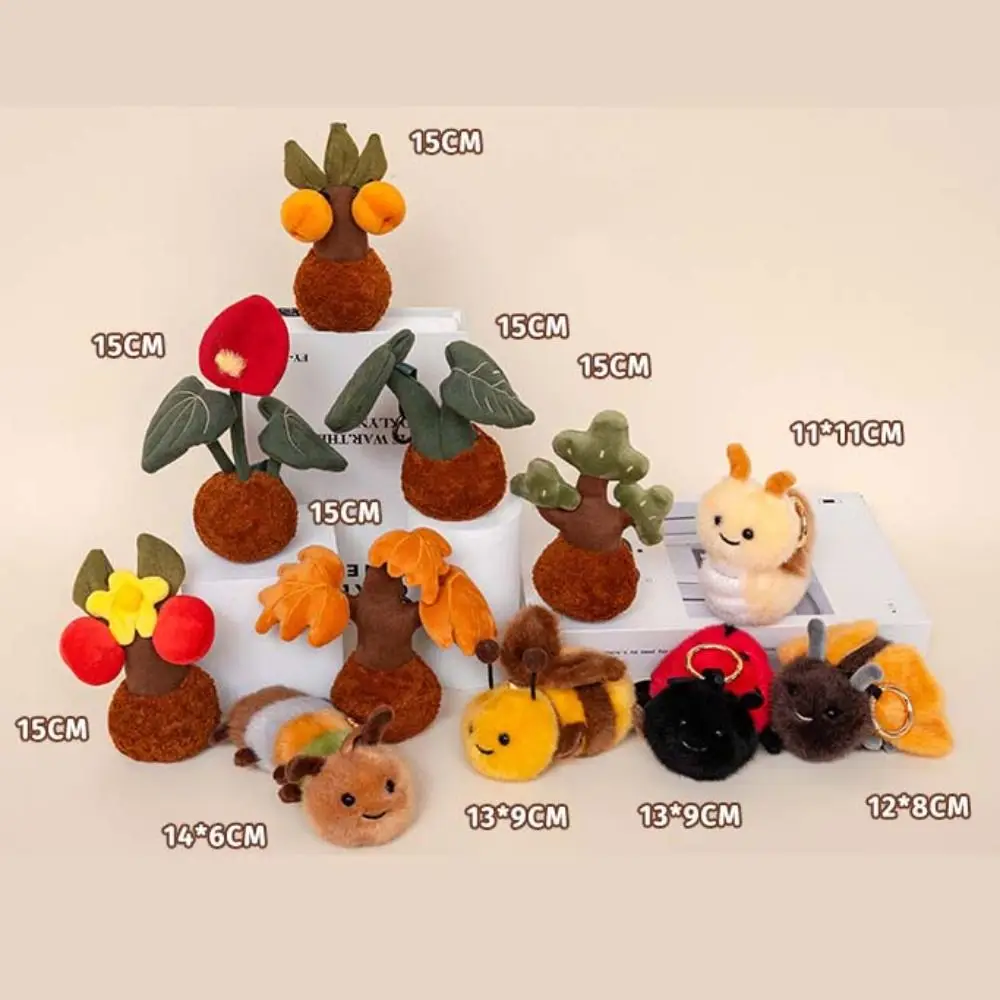 

Плюшевая игрушка-подвеска «Волшебник страны Оз» в виде насекомого в горшке, забавная кавайная игрушка-монстера Делициоза, подарок для детей