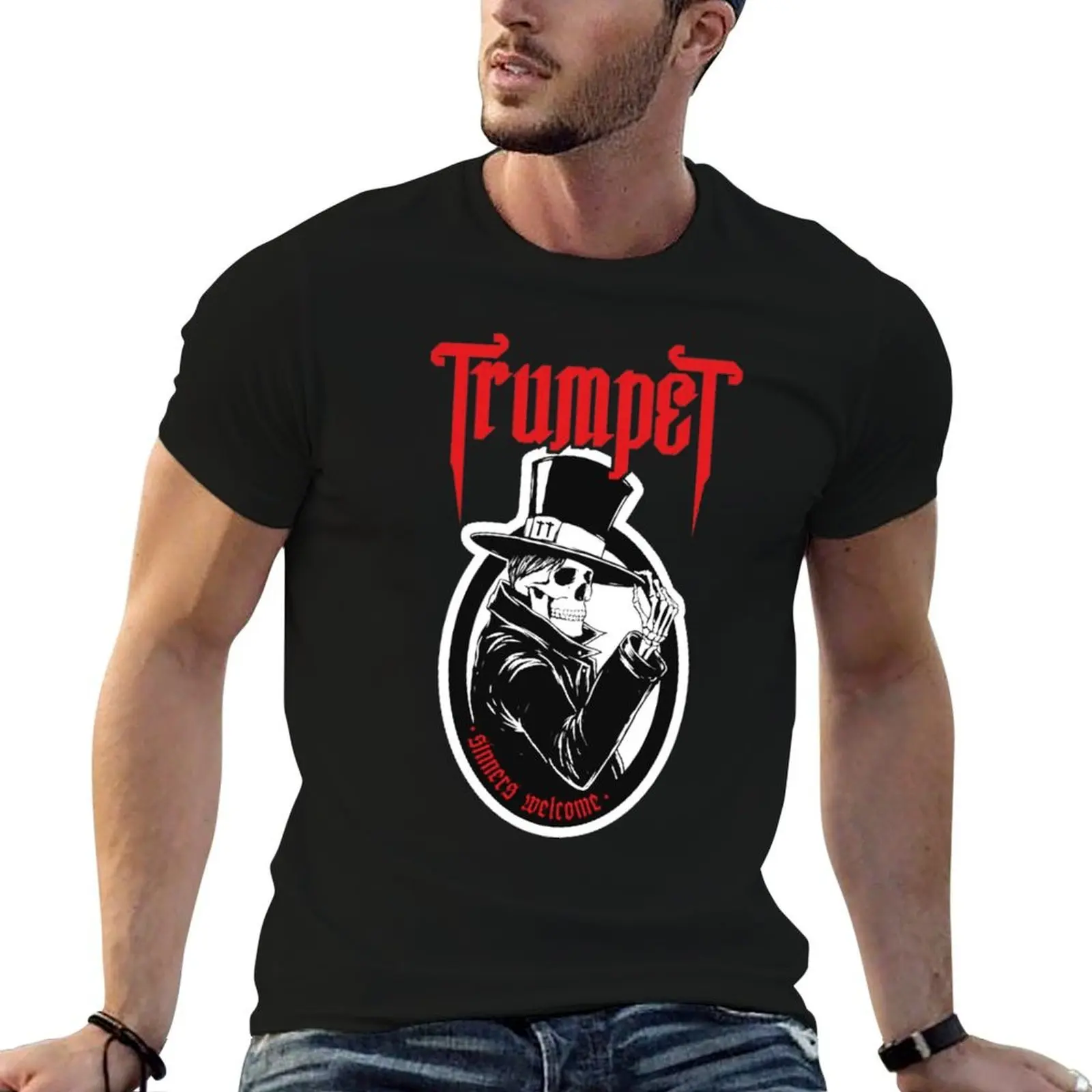 camisa para hombre camisas de algodón estampado camiseta bienvenida Sinners camisas hombre pack t para t