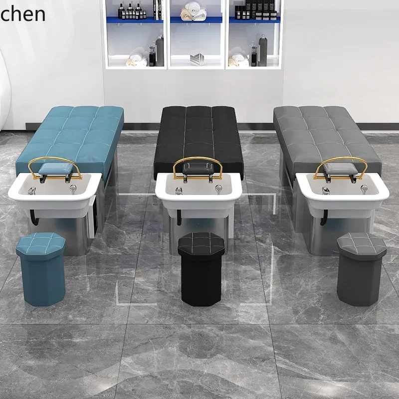 B1 Shampoo Bed Barber Shop Water Circulation Hair Treatment Beauty Integrated Full Lying Hair Salon Special Bed