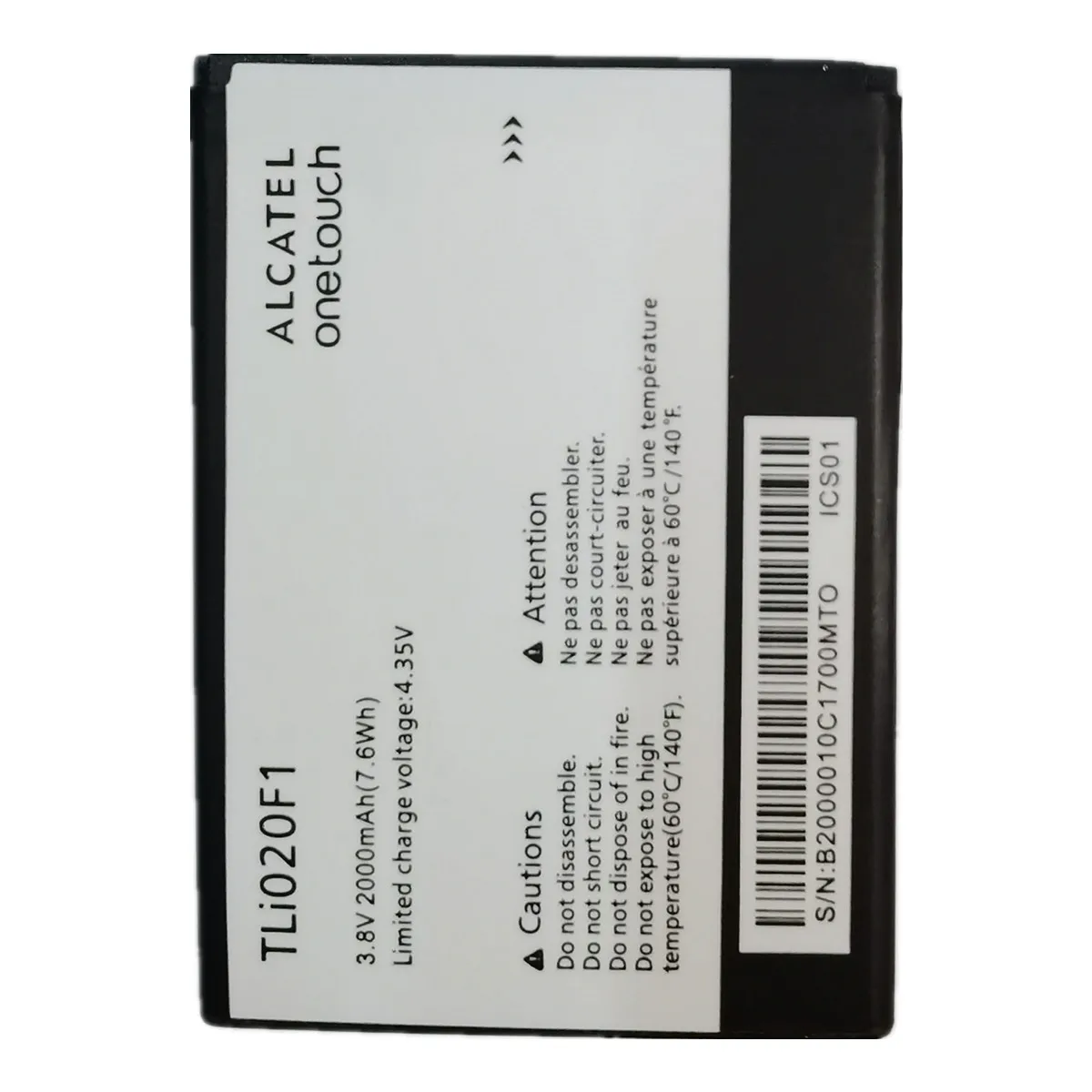 TLI020F1 Original For Alcatel One Touch PIXI 4 5045D Pop 2 5042D C7 7040 7040D 501F U5 5044D 5044Y 5044I 5044T Phone Batteries