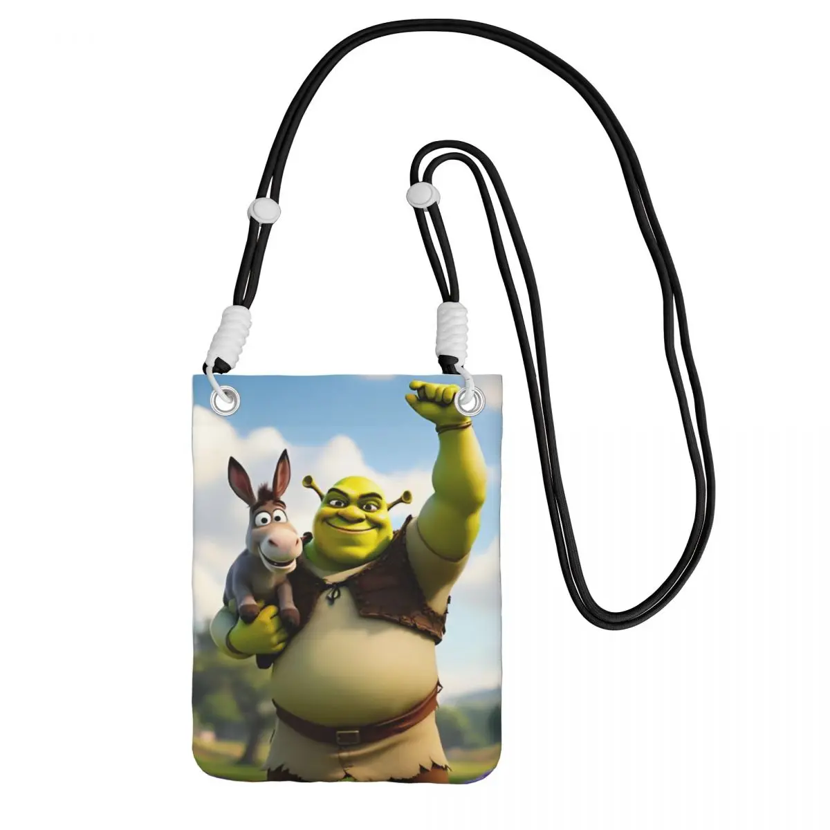 

Сумка для мобильного телефона S-shreks на заказ, мужская и женская модная забавная сумка через плечо с героями мультфильмов, сумка через плечо, сумка для губной помады, мини-кошелек на плечо, кошелек