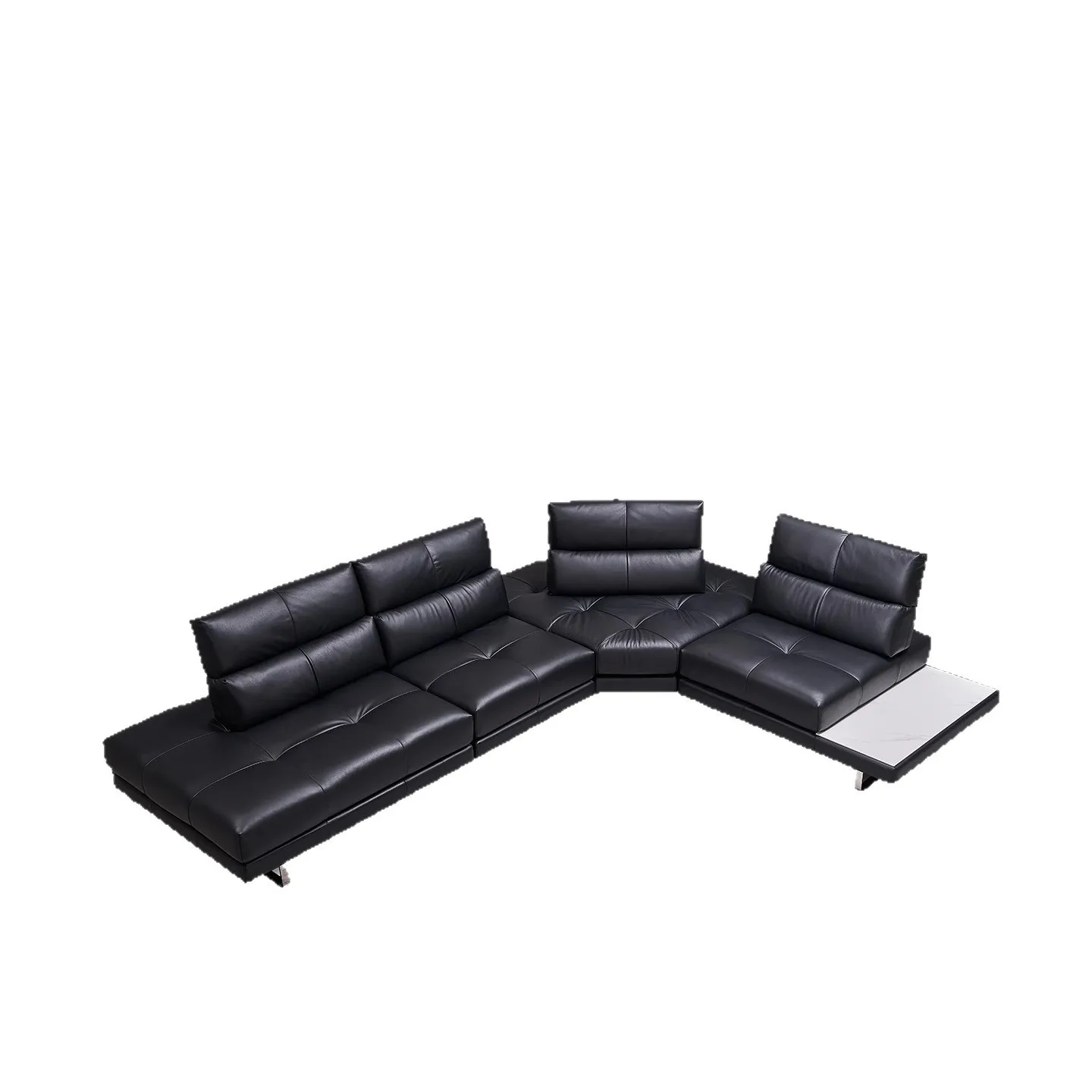 

Sofa, Italian, minimalist, villa, living room, backrest, straight row, corner, combination