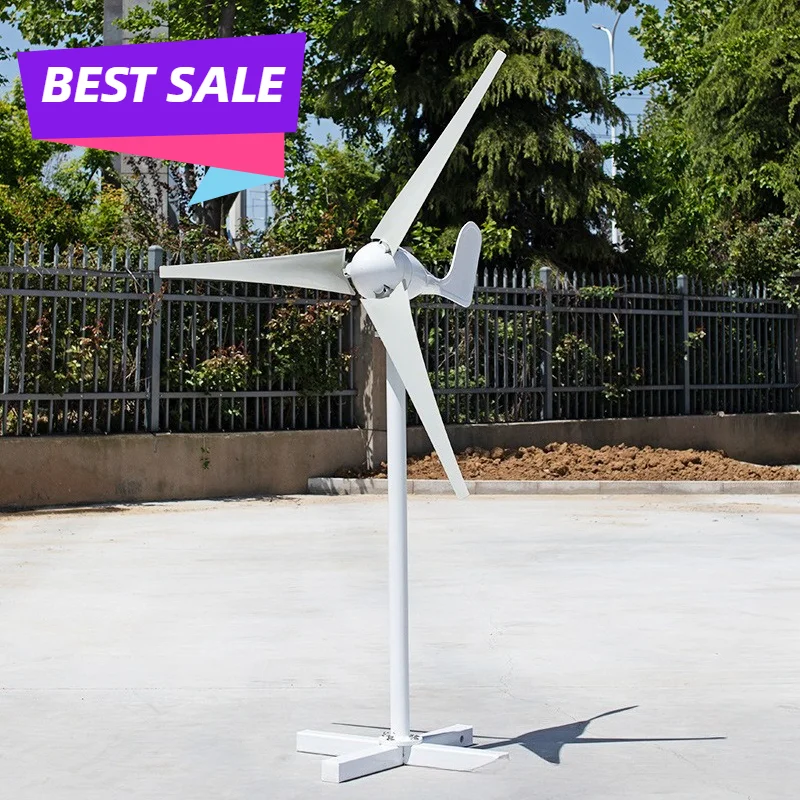 500W-1000W Small Wind Turbine 12V 24V Solar Hybrid Generator for Marine Monitoring