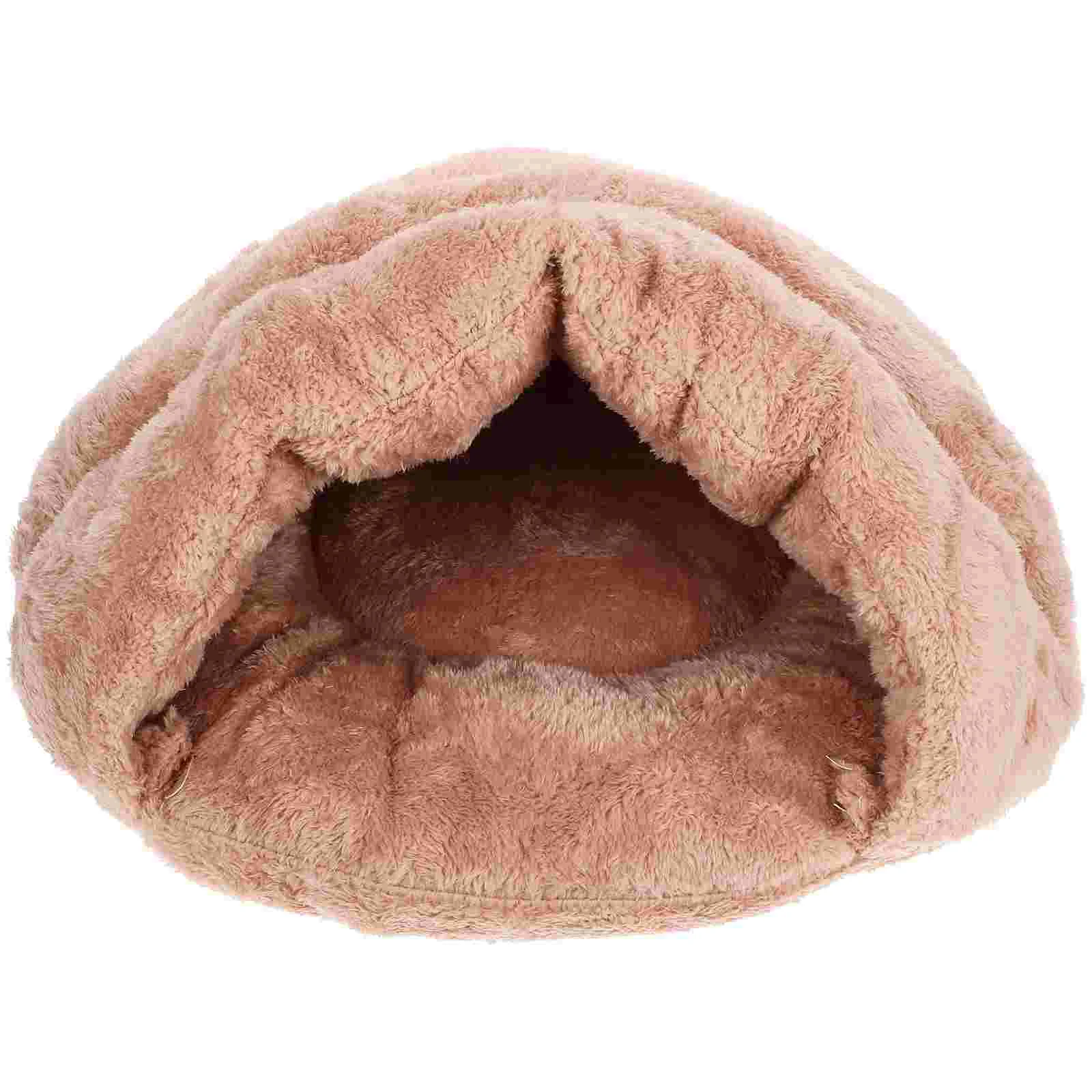 Warm Winter Cat Nest Dog Kennel Indoor Large Bed Sleeping Kitten House Cloth Household Pet Beds For Cats