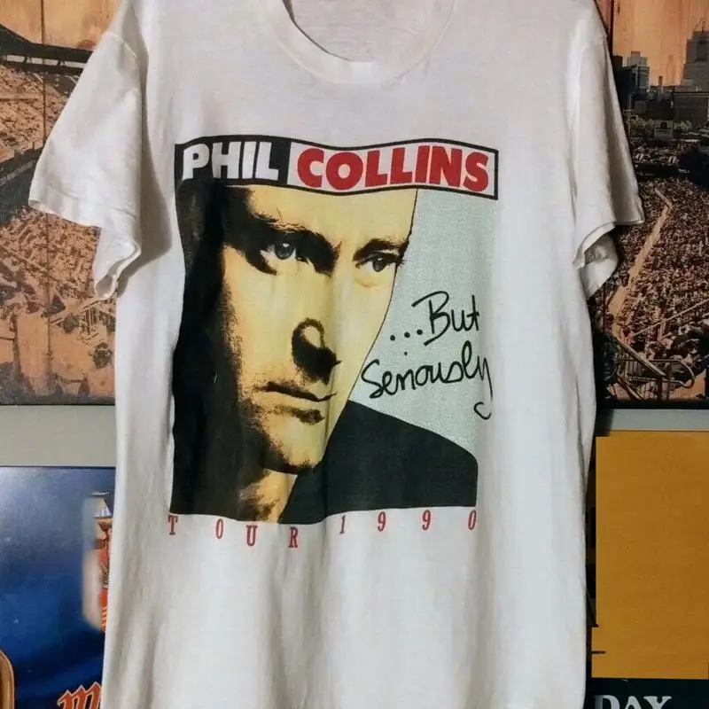 Phil Collins But Seriously Tour T-shirt en coton toutes tailles