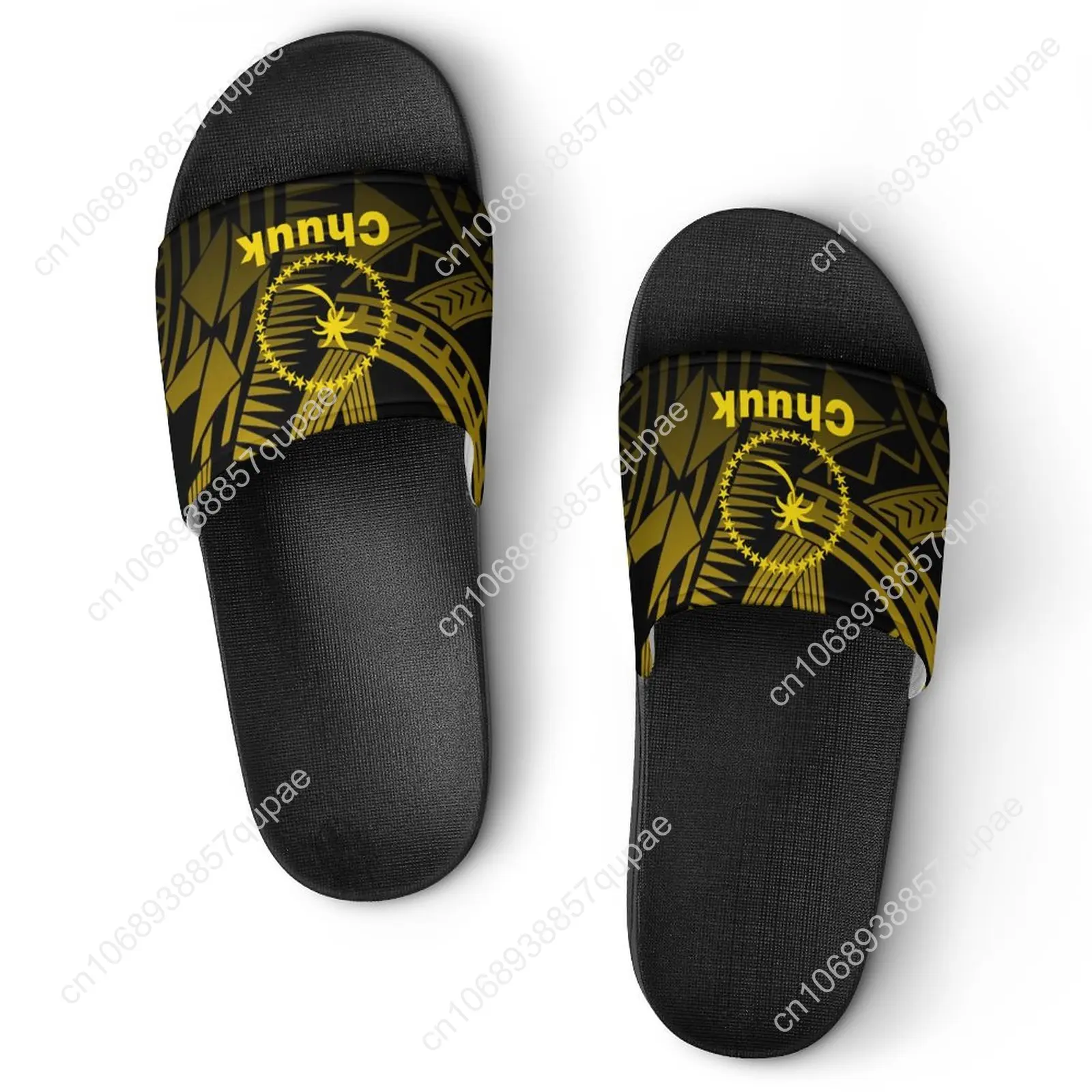 Polynesian Traditional Tribal Home Customized Water Shoe Women Men Children Bathroom Beach Pool Sandals That Can Be Worn Outside