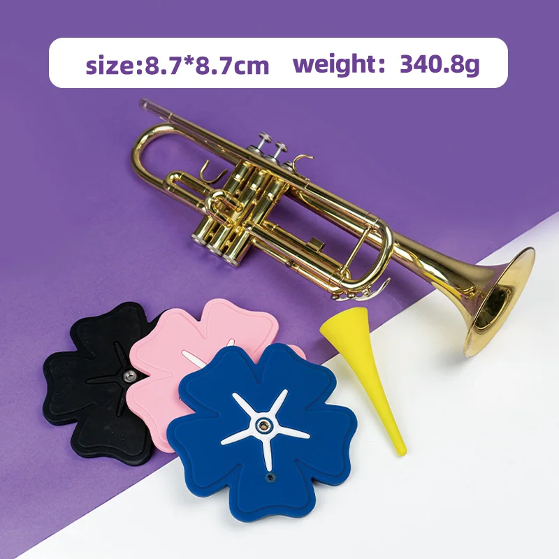 زهرة الكركديه B-حامل البوق المسطح حامل الزهور حامل عرض البوق حامل عرض الآلات الموسيقية غير البقشيش