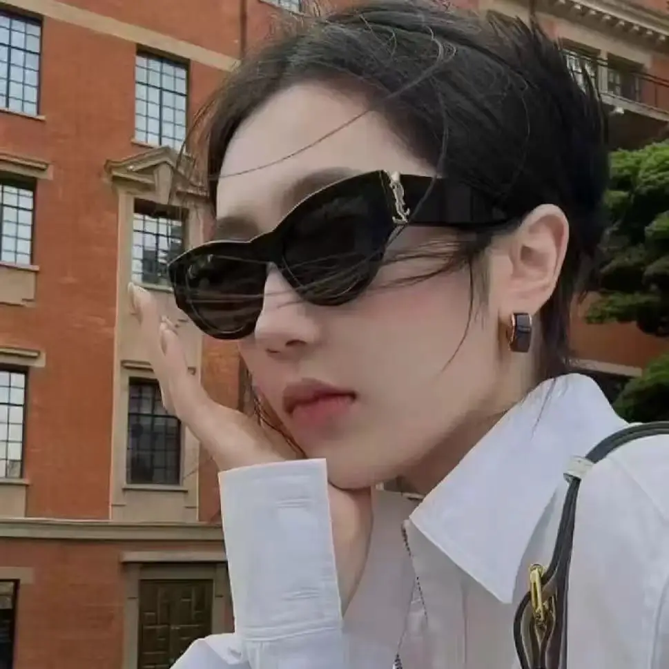 

Fashion oval letter umbrella sunglasses fashion UV resistant cat eyes and sexy cat eye masks for driving female sunglasses