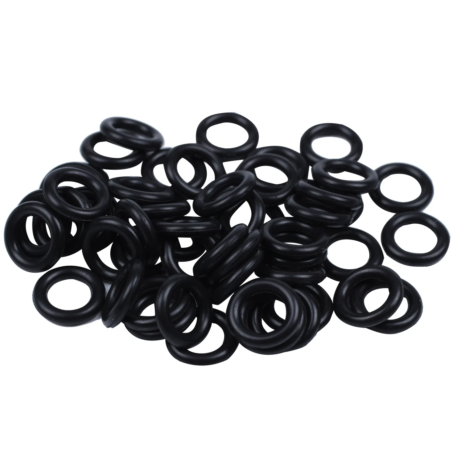 50 pezzi di gomma nitrilica nera O-Ring guarnizioni rondelle 12 mm x 2 5 mm x 7 mm