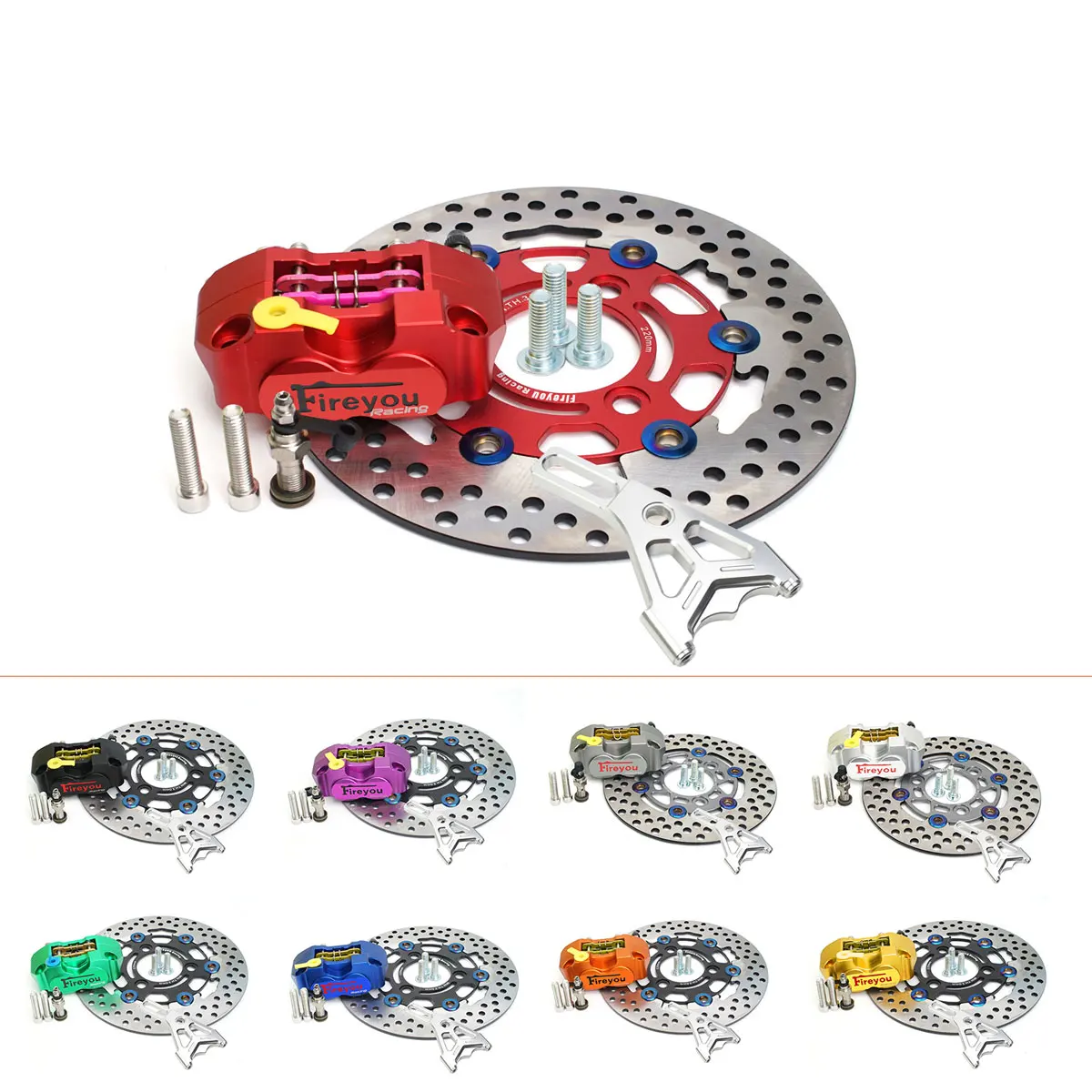 

Адаптер/кронштейн тормозных суппортов мотоцикла для задней плоской вилки, тормозная система для скутера, мотоцикла, мотоцикла, модификации