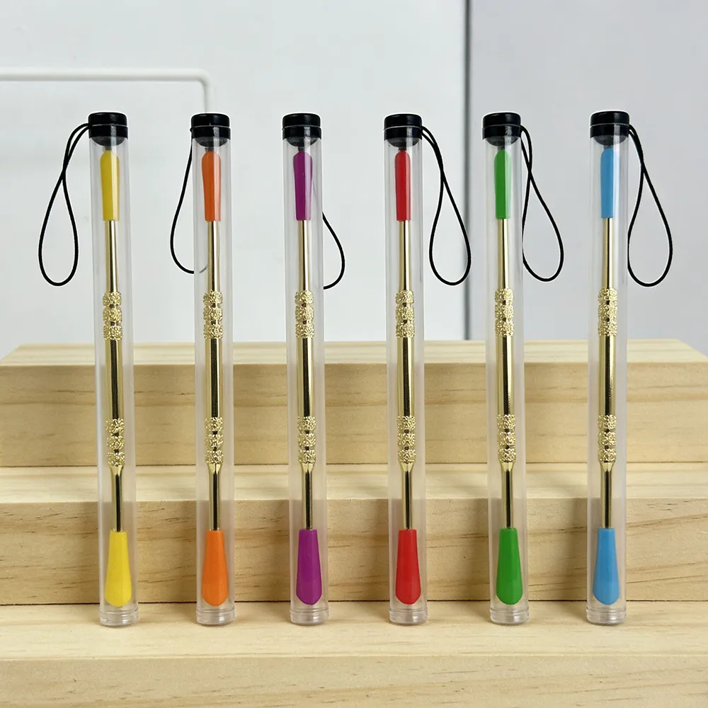 11.8cm Portable Metal Small Shovel Spoon Multiuse Tobacco Paste Oil Spoon Spice Scoop Smoking Accessories With Storage Box view 3