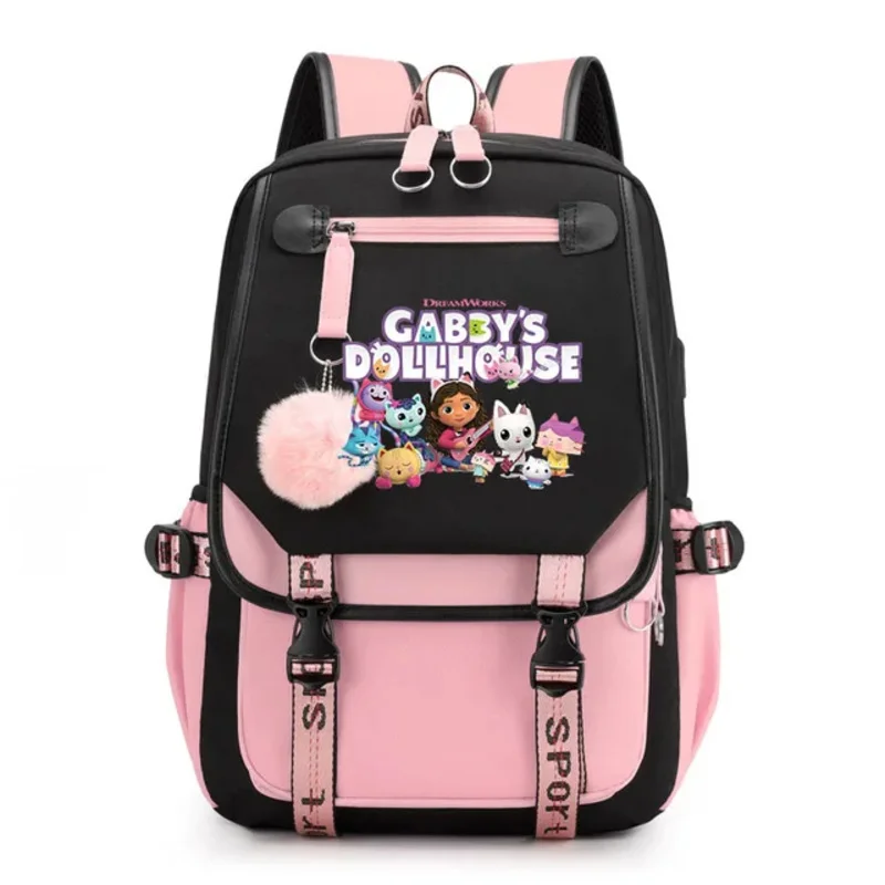 Mochila Kawaii de casa de muñecas para niñas, mochilas escolares de Anime Harajuku, mochilas de casa de muñecas para Halloween, mochila de viaje para mujeres