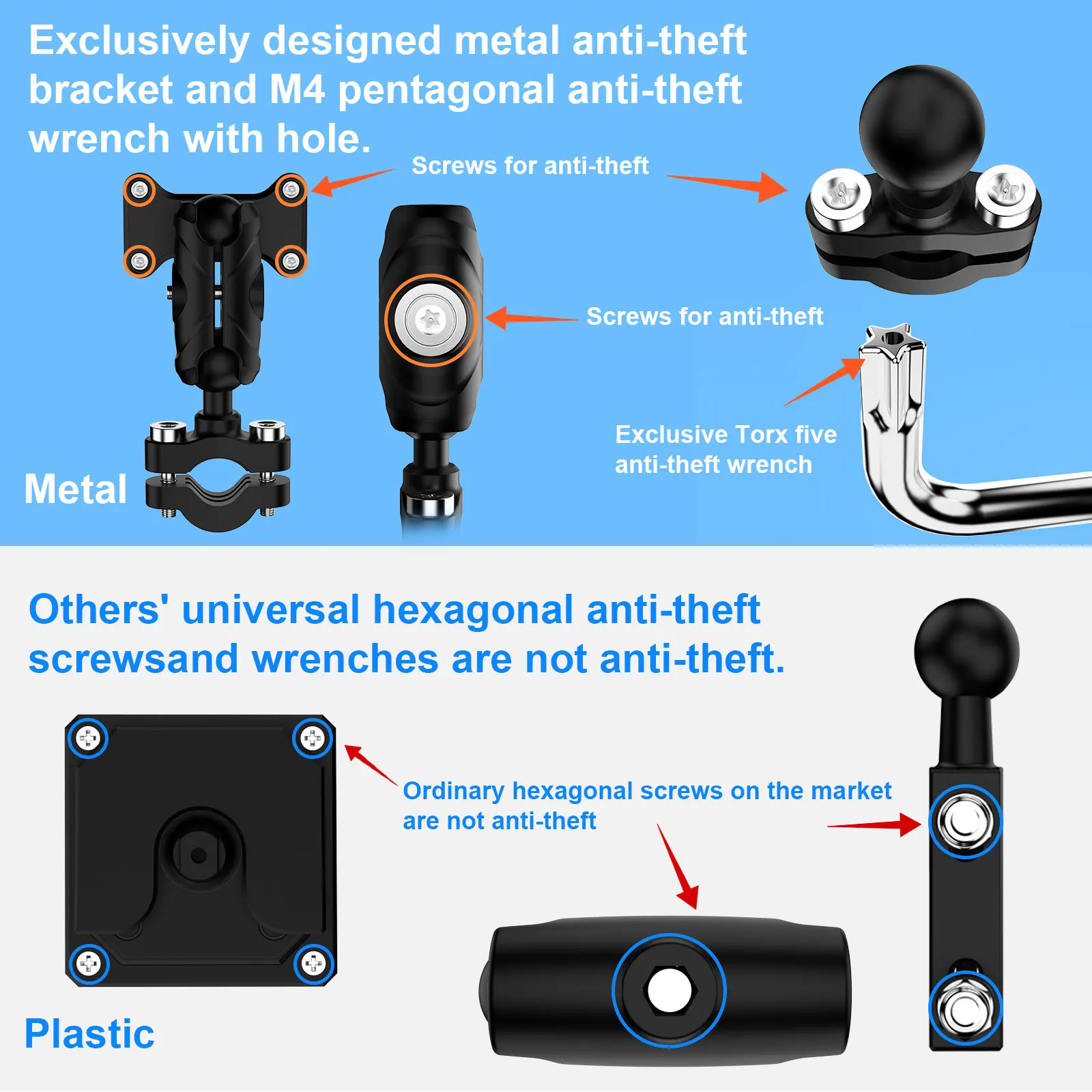 6,25 pulgadas 1080P motocicleta Moto Carplay Android Auto Dash Cam TPMS pantalla HiCar Sensor de luz grabación en bucle control con cable