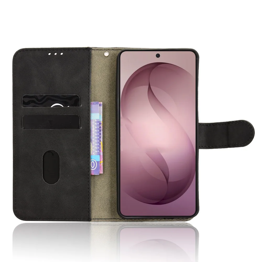 Luxury Business Leather Wallet Back Phone Case For Samsung Galaxy S10 S10e Plus 4G 5G Skin Feel Shockproof Card Slot Cover