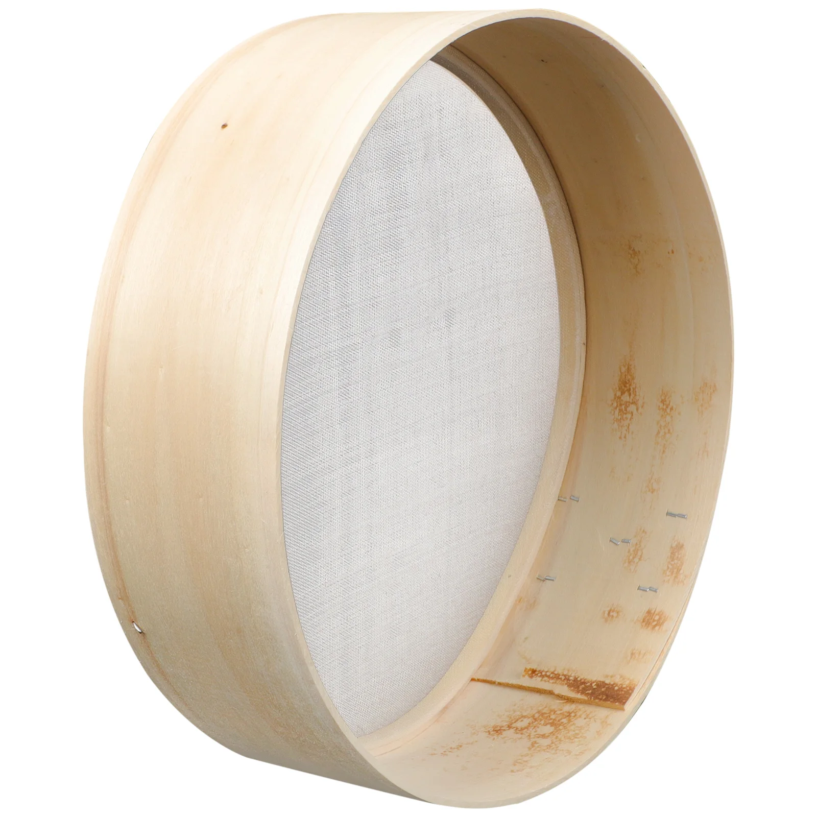 

Flour Sieve Wooden Mesh Strainer Small Fine Running Group for Cooking Baking Round Sifter Filter