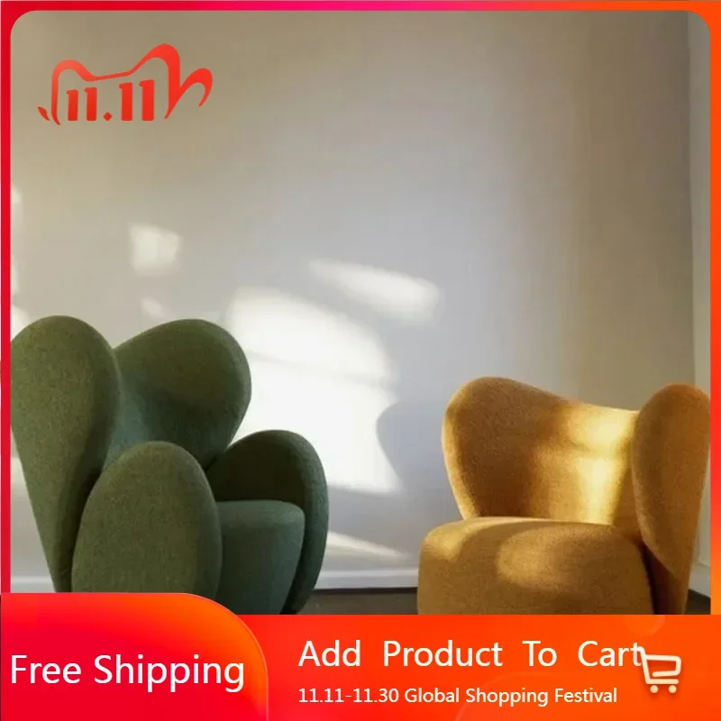 

Nordic Outdoor Living Room Sofas Lazy Luxury Accent Designer Mid Century Sofas Lounge Single Relaxing Divano Home Furniture