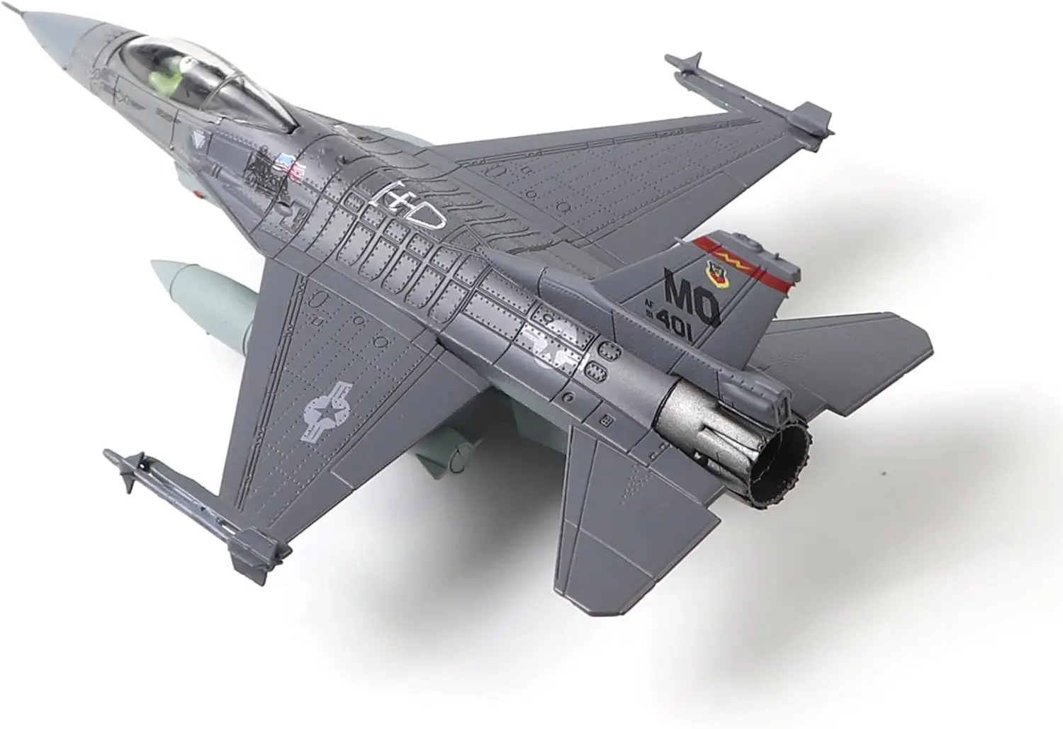 Imagem -05 - Combate Falcon Combat Aircraft Modelo Metal Die-cast Fighter Jet Kit Decoração de Casa 100 F16c