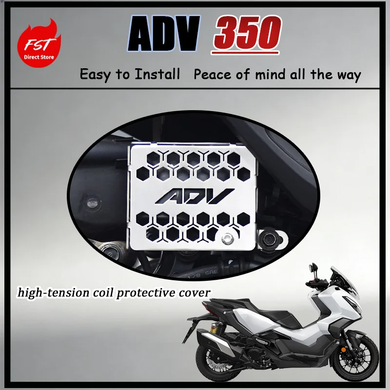 

For ADV350 Right Side High Voltage Pack Guard Cover Premium Stainless Steel Decorative Protector Shield for Enhanced Durability