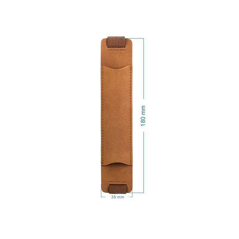 Porte-stylo à bande élastique réglable en cuir PU, pocommuniste pour stylos, poudres élastiques pour ordinateur portable, poignées amovibles, 8-1.5 pouces, 1PC