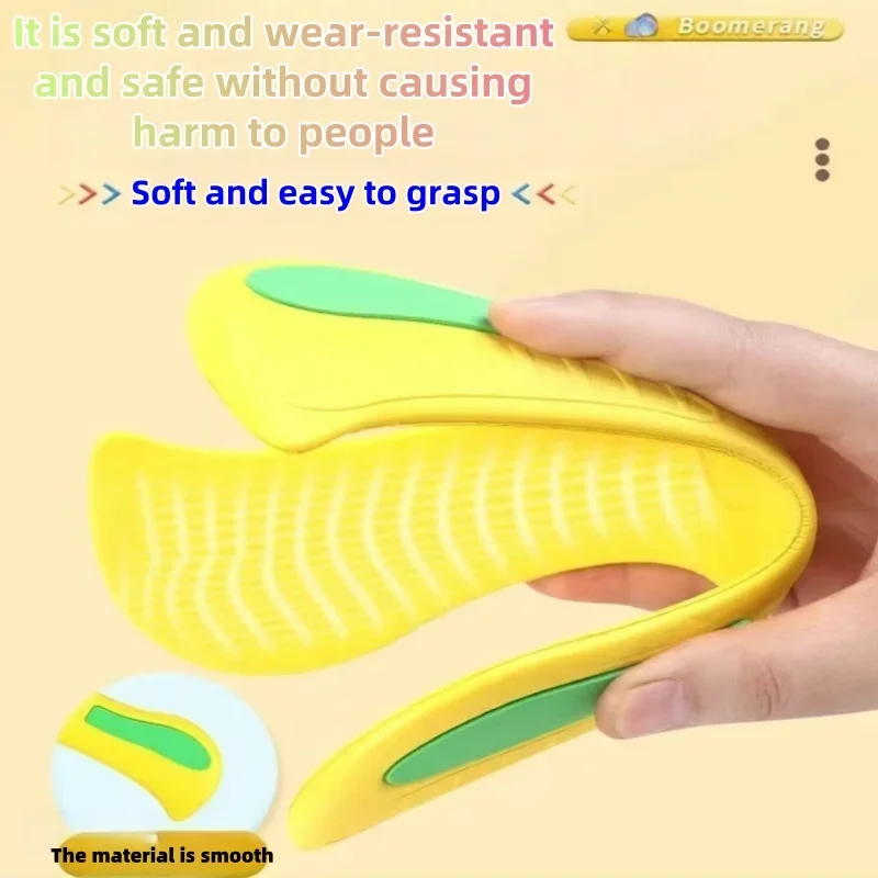 1PC Boomerang เด็กเกมสัตว์เลี้ยงของเล่นเด็ก Interactive ของเล่นกลางแจ้งความเครียดบรรเทาของเล่น SPINNING Frisbee