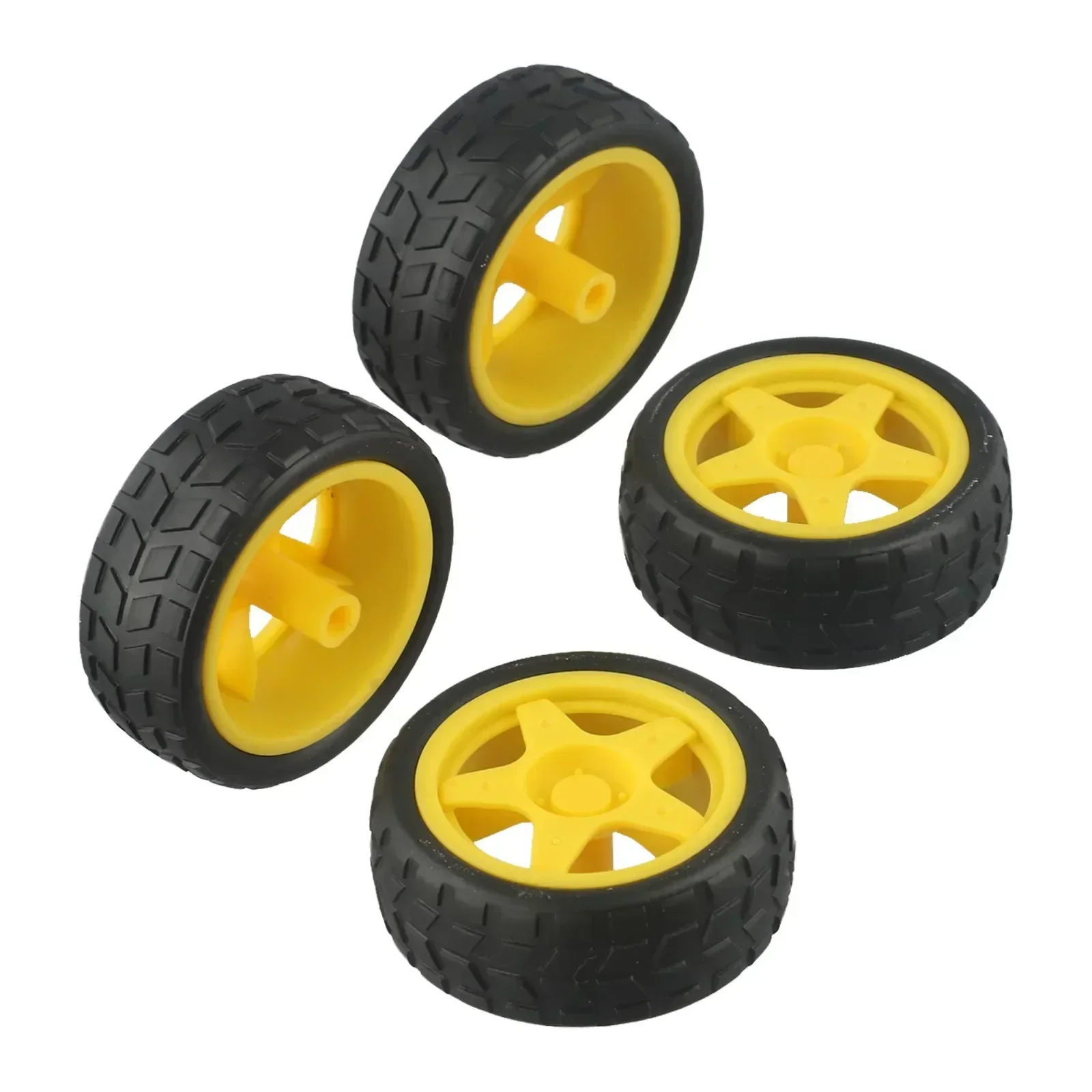 Tire Wheels And Electric Drive System For Your Next Smart Robotic Project Featuring Four High Torque Dc Gear Systems