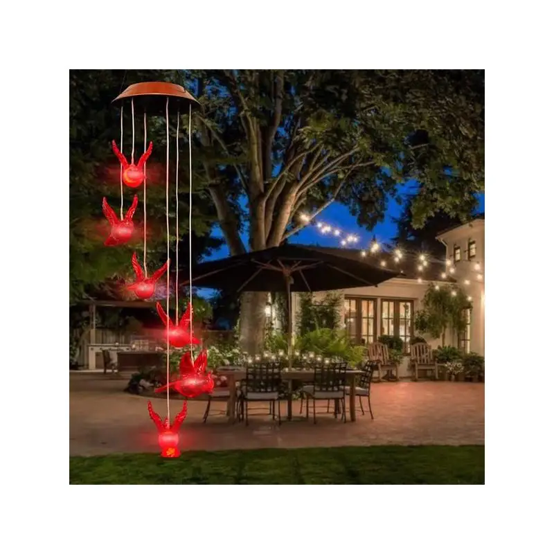 

Изменение цвета солнечных колокольчиков — светодиодный подвесной светильник для декора сада, ночного украшения дома и вечеринки