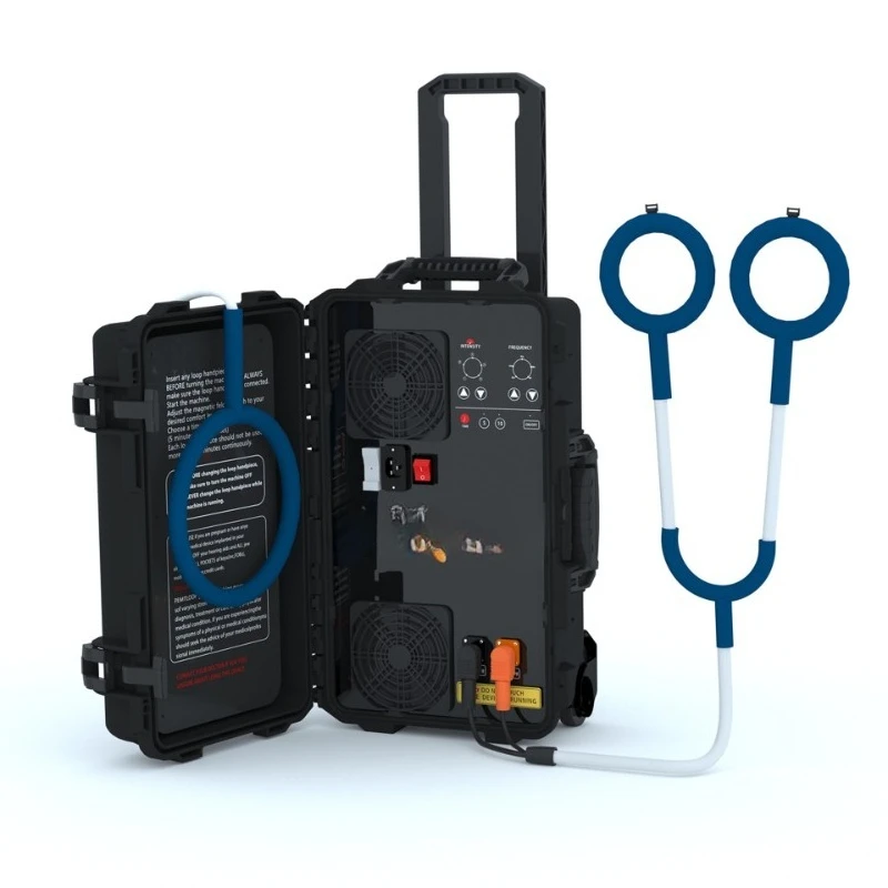 

Magnetic ring repairs sports injuries and eliminates swelling and pain