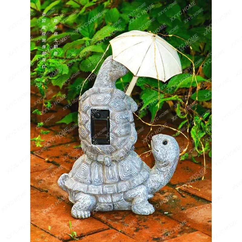 Outdoor Garden Solar Decorative Lamp Ambience Light Turtle Courtyard Decoration Guard Terrace Lobby Landscape Layout