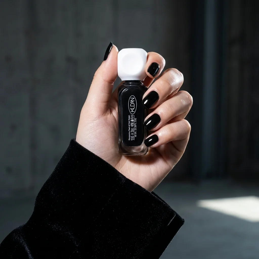 10ml Water-Based Peel Off Nail Polish Black Long Lasting Quick Drying No Need of Lamp to Cure Nail Supplies Manicure Nails