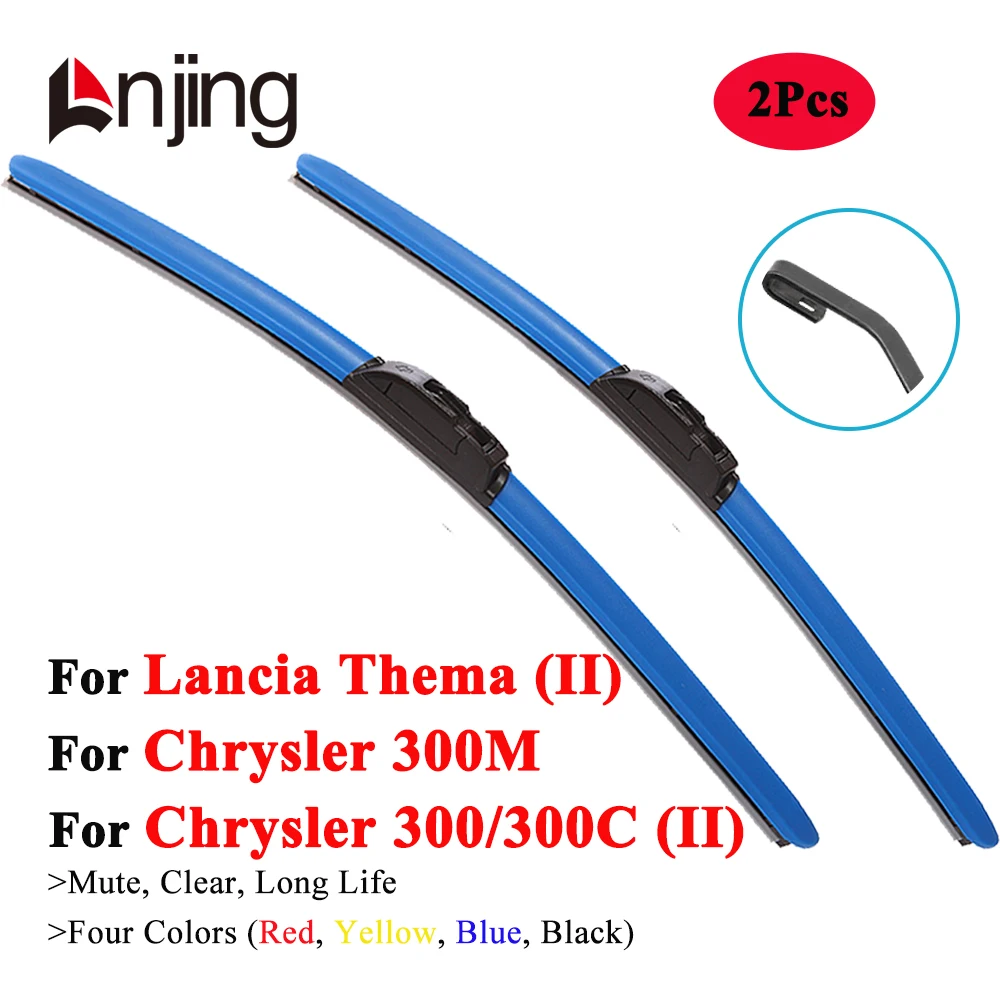 LNJING Colorful Wiper Blades For Chrysler 300 300C 300M Lancia Thema 1998 2000 2003 2004 20112014  2015 2018 2020 2021 2022 2023