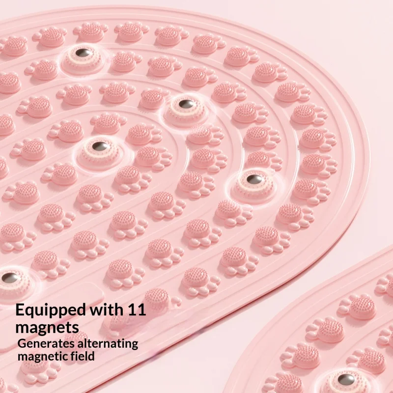 Upgraded Silicone Foot Acupressure Mat, Soft Rubber Reflexology Massage Mat for Fat Burning, Yoga, Running & Foot Relaxation