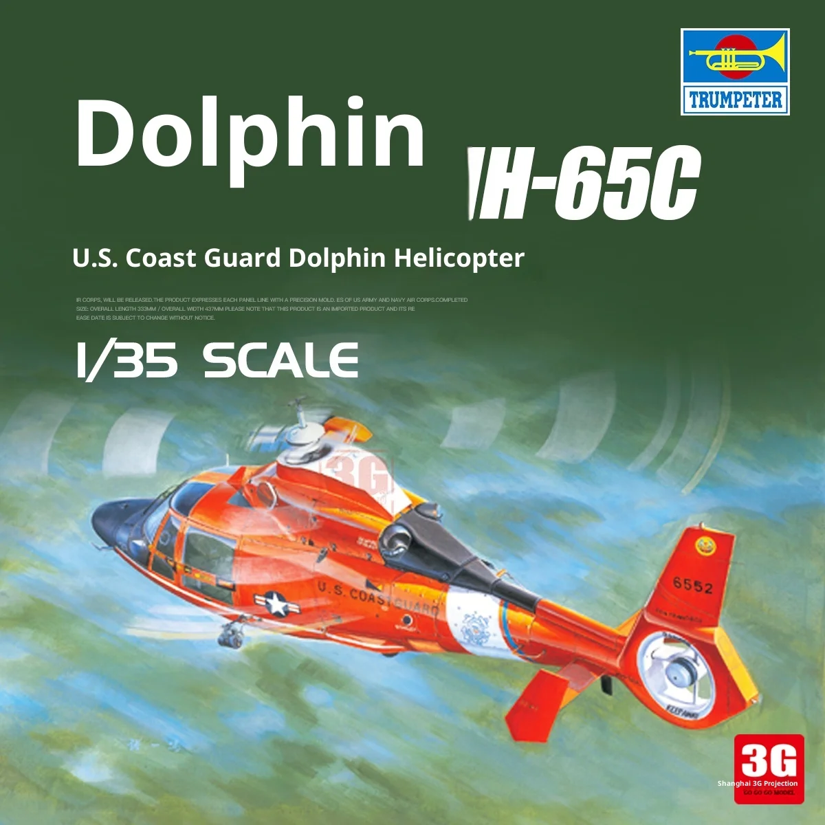 

Number Operator Assembled Aircraft 05107 Us Coast Guard Hh-65c Dolphin Helicopter Hand Assembled Model Kit Toy