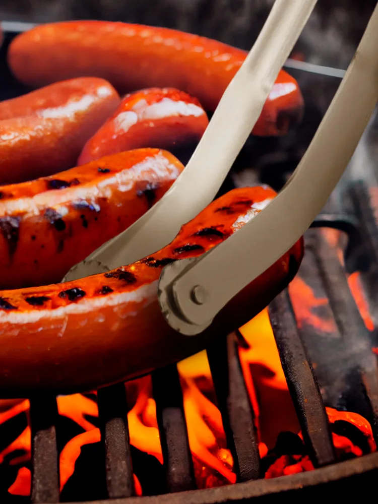 Grill wurst Dreh zange, Hot Dogs Dreh zange, schnell und einfach leckere Wurst grillen