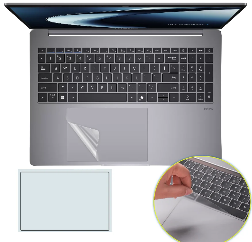 

for ASUS ExpertBook P3 PM3606 PM3606CKA Expert Book P3605 CVA 16'' Matte Touchpad Protective film Sticker Protector TOUCH PAD