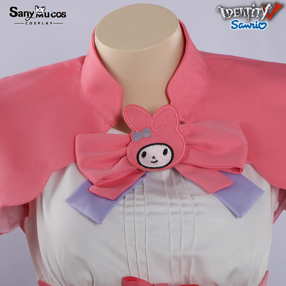 IN MAGAZZINO SanyMuCos Cheerleader Lily Barriere x Sanrio Personaggi Crossover II Cospaly Identity V Gioco Abito Cospaly Outfit