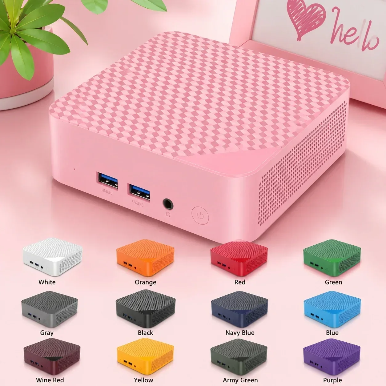Intel N150 Mini PC Windows 11 WiFi 6 Bluetooth 5.2 Small Form Factor Office Home Portable Gaming Computer 16GB RAM 1TB SSD