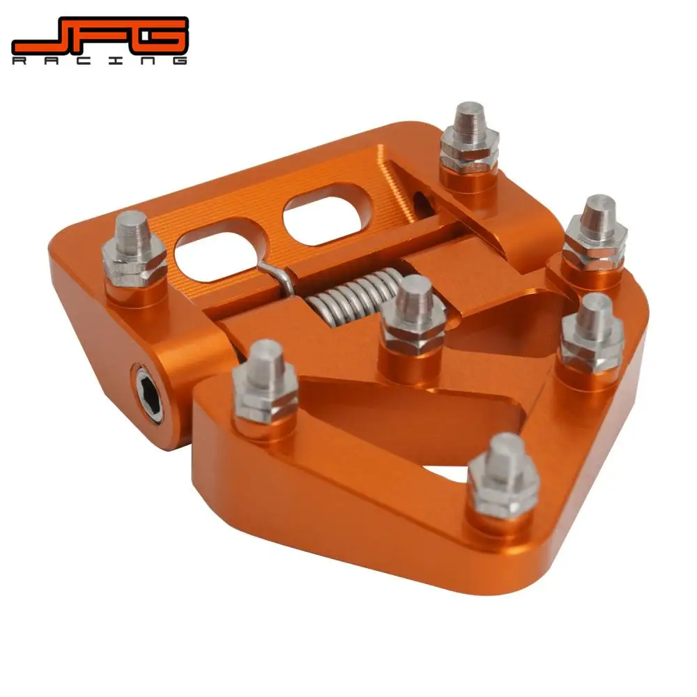 Rear Folding Brake Pedal Step Tip Plate For KTM XC SX XCF SXF XCW EXC EXCF TPi Six Days 125 150 250 300 350 450 500 2016-2022