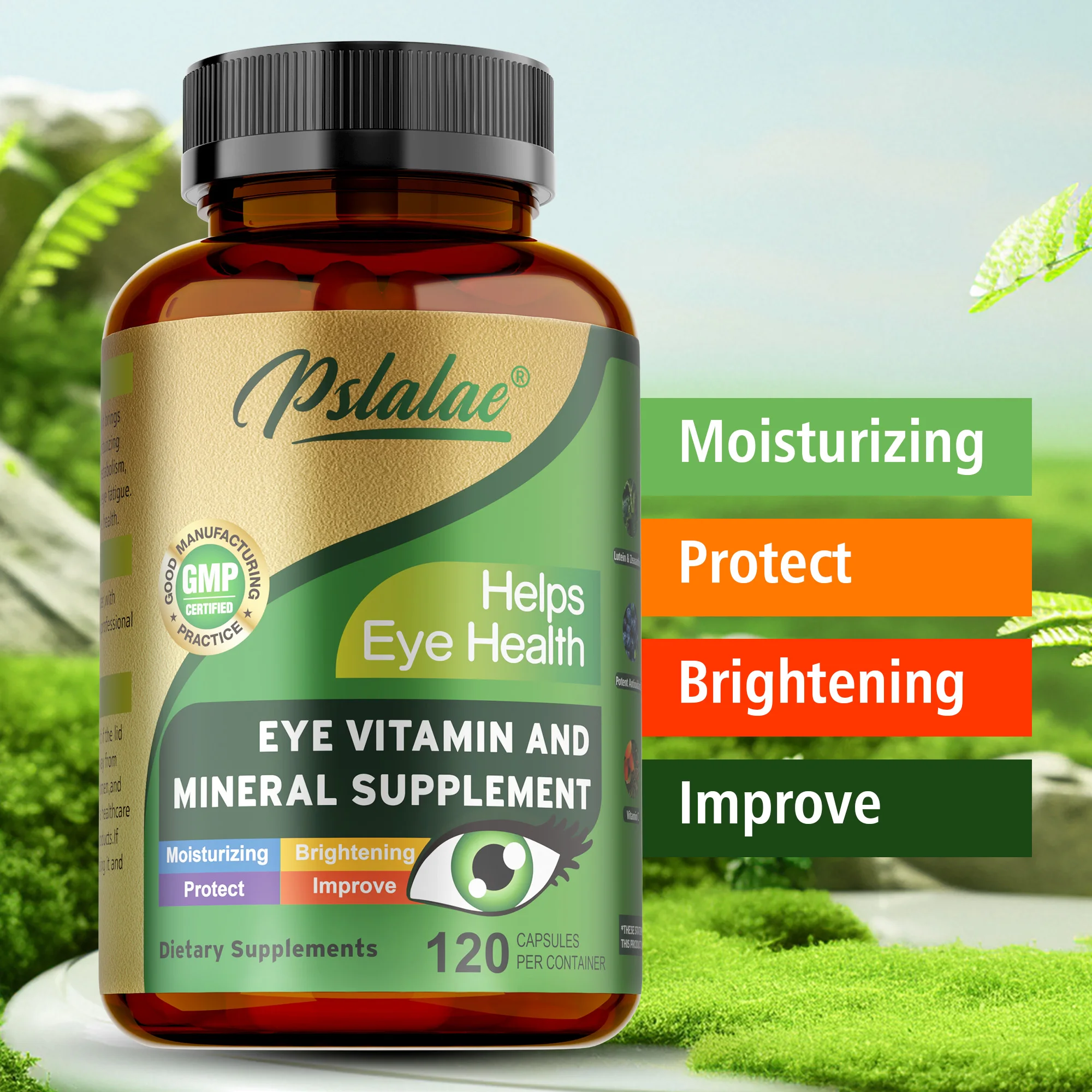 Lutein Eye Vitamins Supplement - Reduce Eye Fatigue, Improve Visual Clarity, Maintain Healthy Eye Function, Enhance Immunity