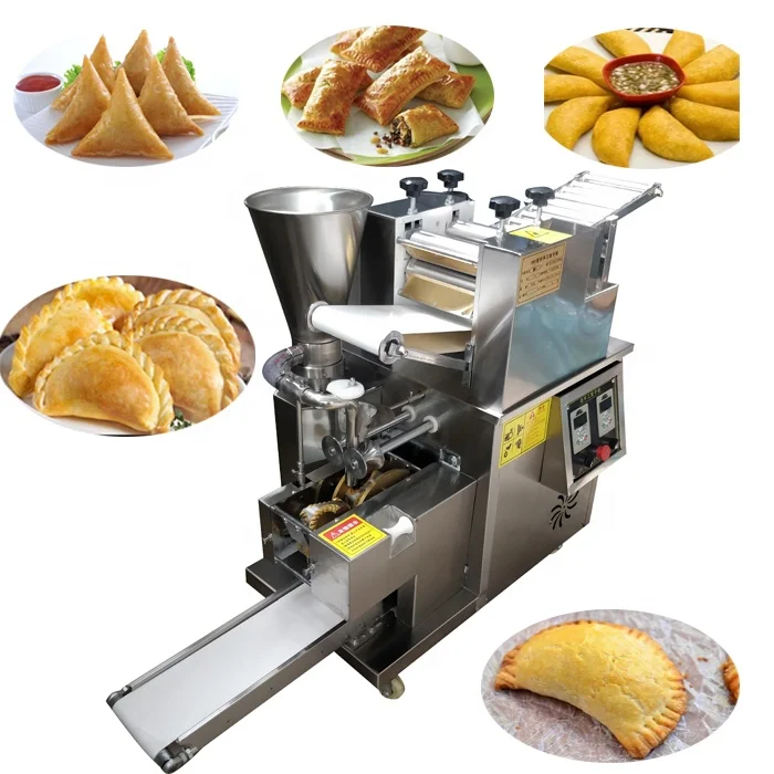 USA/Canada 110v 220v 240v 12/15cm Automatic Big Size Empanada Machine/Large Dumpling Samosa Pierogi Spring Roll Making Machine